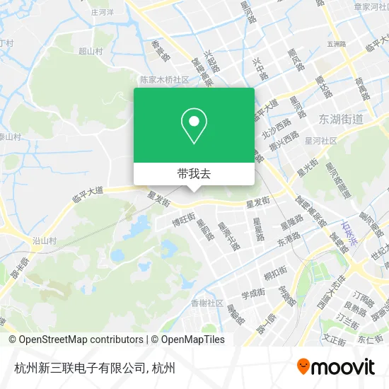 杭州新三联电子有限公司地图