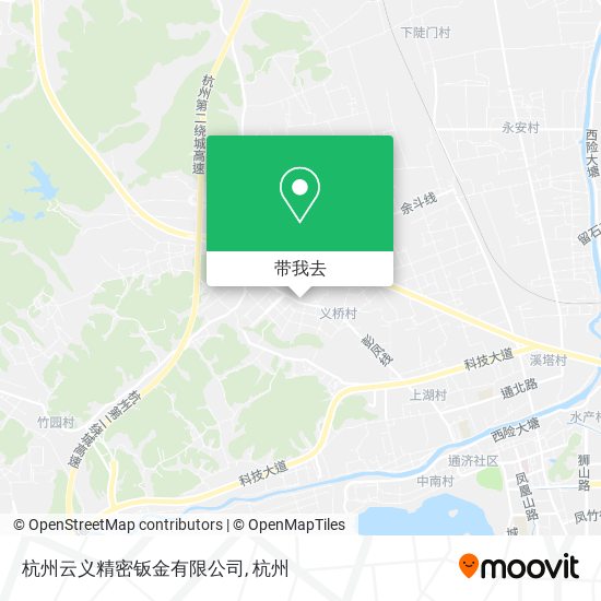 杭州云义精密钣金有限公司地图