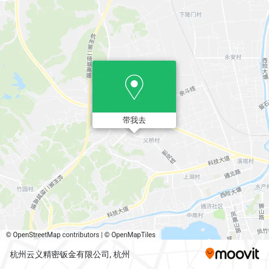 杭州云义精密钣金有限公司地图