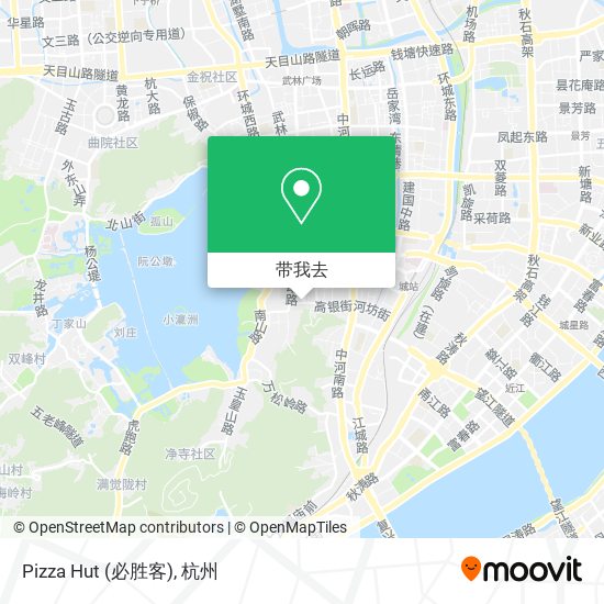 Pizza Hut (必胜客)地图