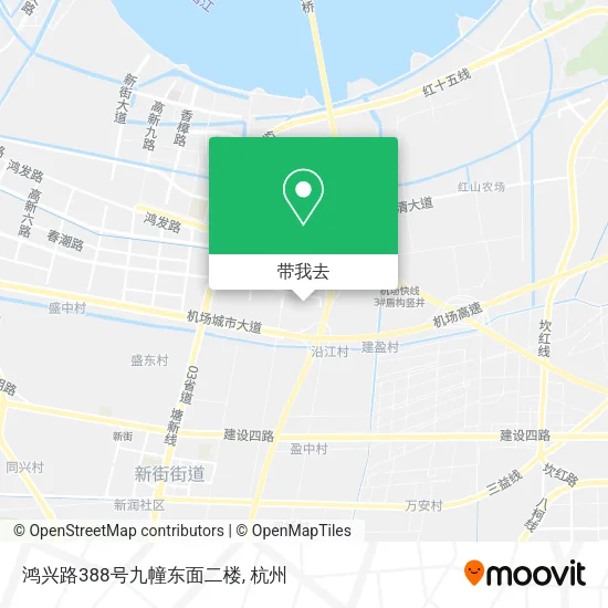 鸿兴路388号九幢东面二楼地图
