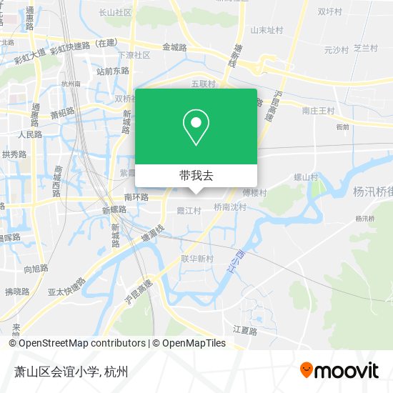 萧山区会谊小学地图