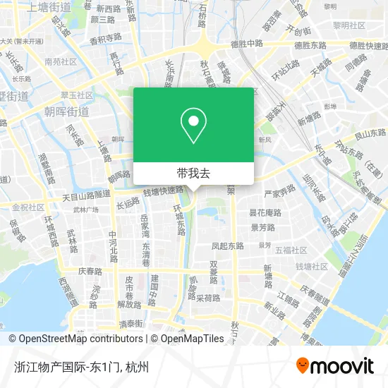 浙江物产国际-东1门地图