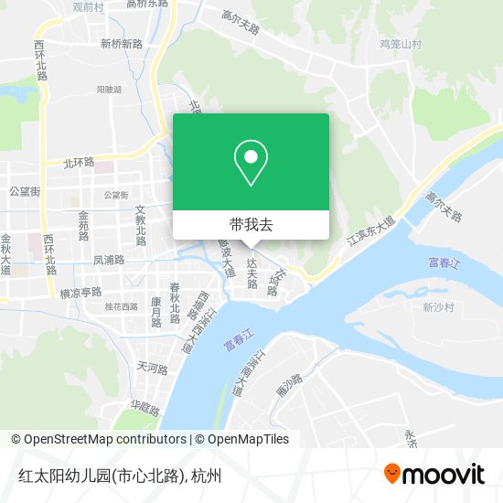红太阳幼儿园(市心北路)地图