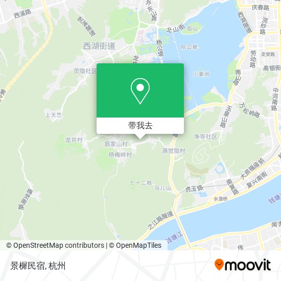 景樨民宿地图