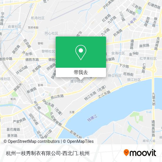 杭州一枝秀制衣有限公司-西北门地图