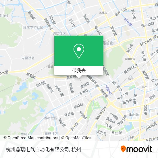 杭州鼎瑞电气自动化有限公司地图