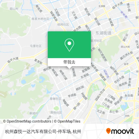 杭州森悦一达汽车有限公司-停车场地图