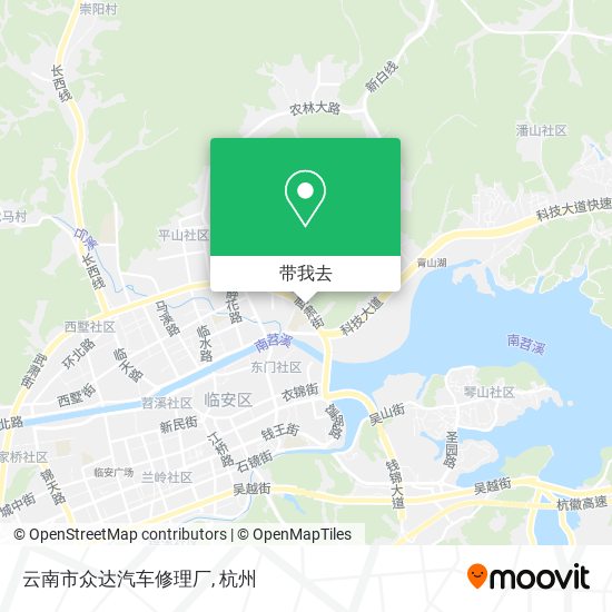 云南市众达汽车修理厂地图