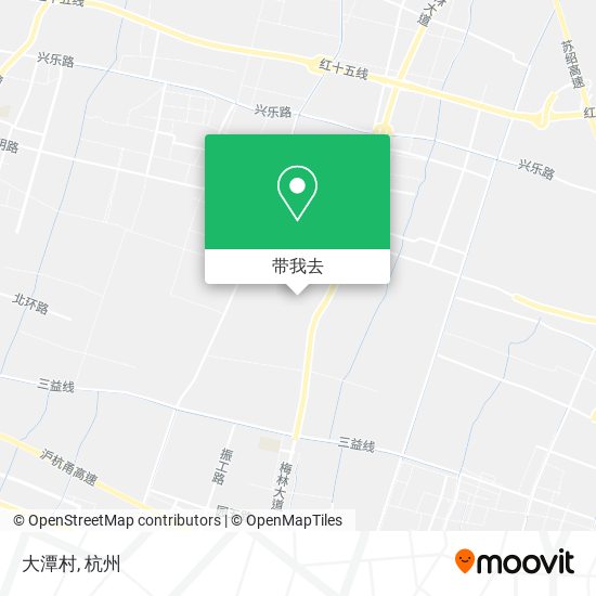 大潭村地图