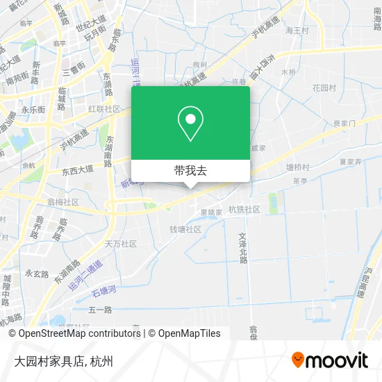 大园村家具店地图