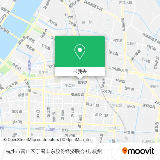 杭州市萧山区宁围丰东股份经济联合社地图
