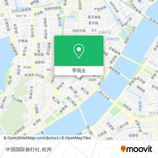 中国国际旅行社地图