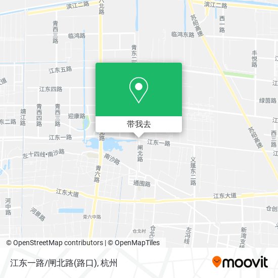 江东一路/闸北路(路口)地图