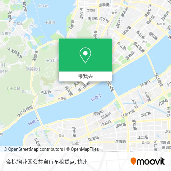 金棕镧花园公共自行车租赁点地图