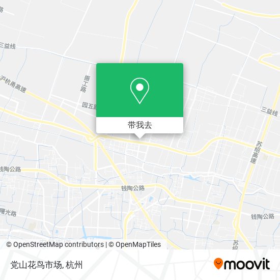 党山花鸟市场地图