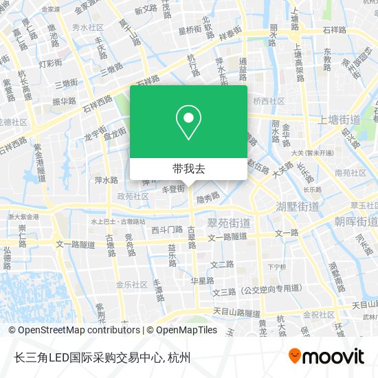长三角LED国际采购交易中心地图