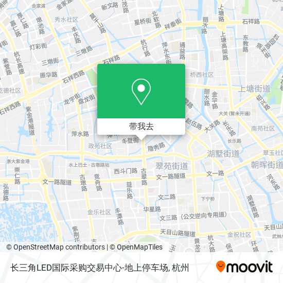 长三角LED国际采购交易中心-地上停车场地图