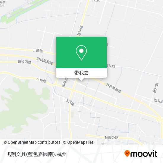 飞翔文具(蓝色嘉园南)地图