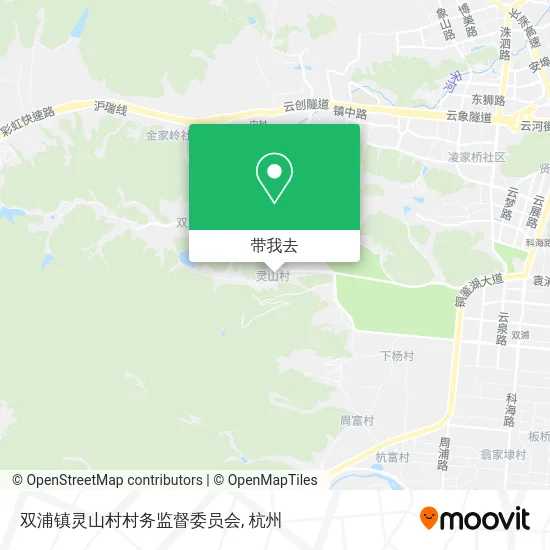 双浦镇灵山村村务监督委员会地图