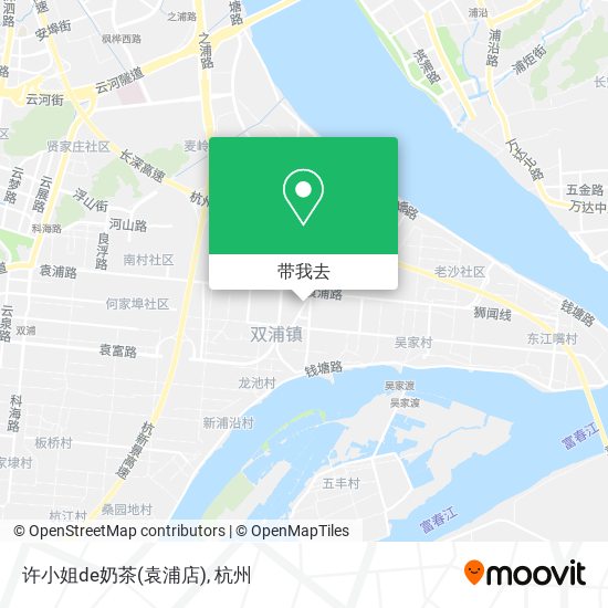 许小姐de奶茶(袁浦店)地图
