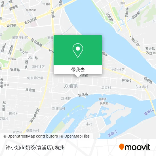 许小姐de奶茶(袁浦店)地图