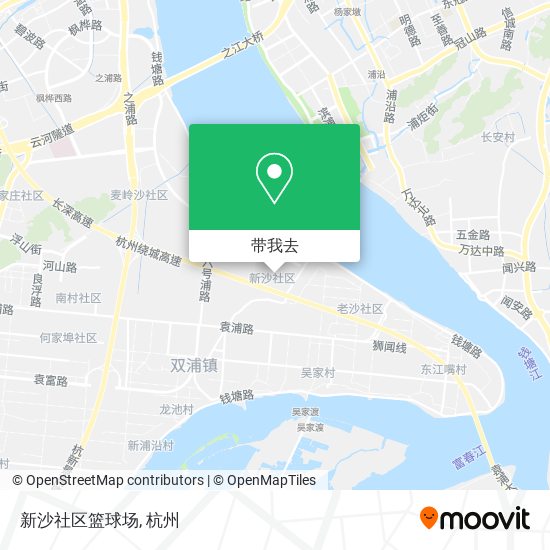 新沙社区篮球场地图