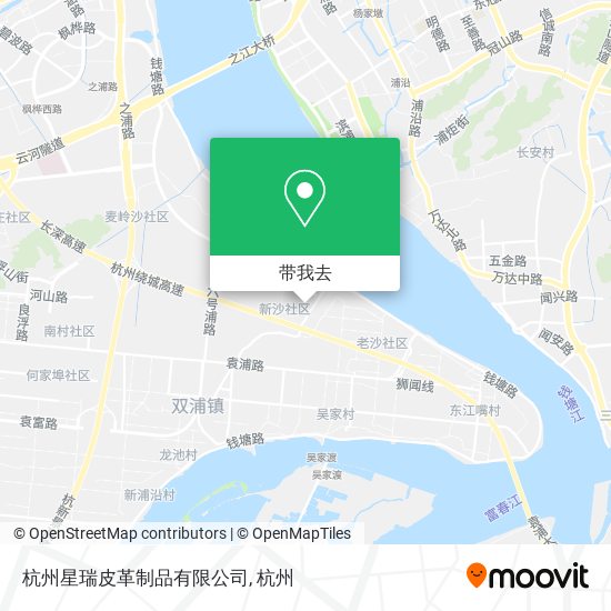 杭州星瑞皮革制品有限公司地图