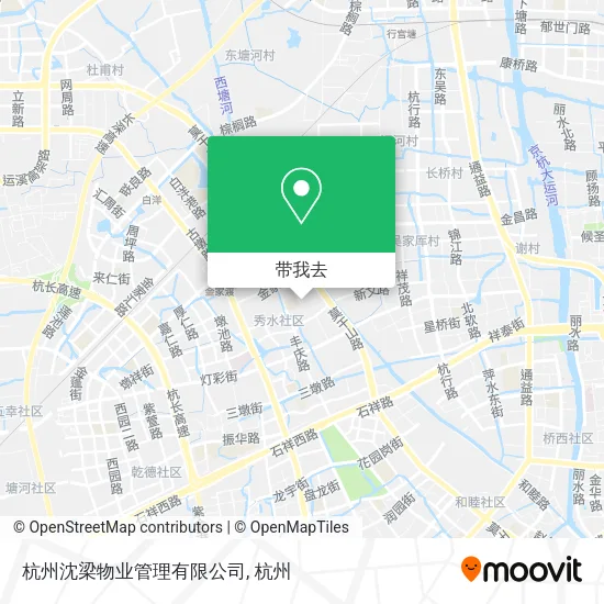 杭州沈梁物业管理有限公司地图