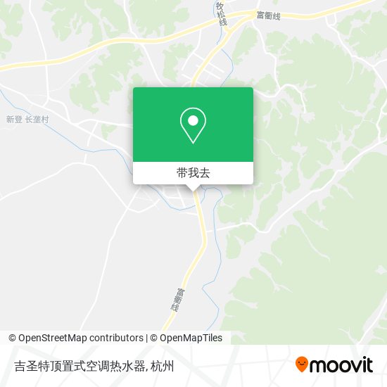 吉圣特顶置式空调热水器地图