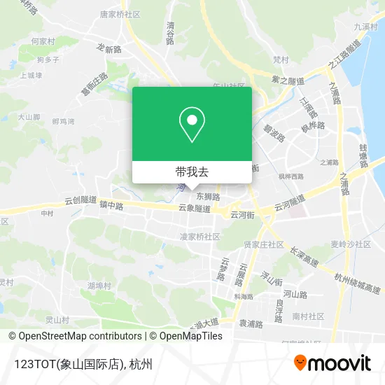 123TOT(象山国际店)地图