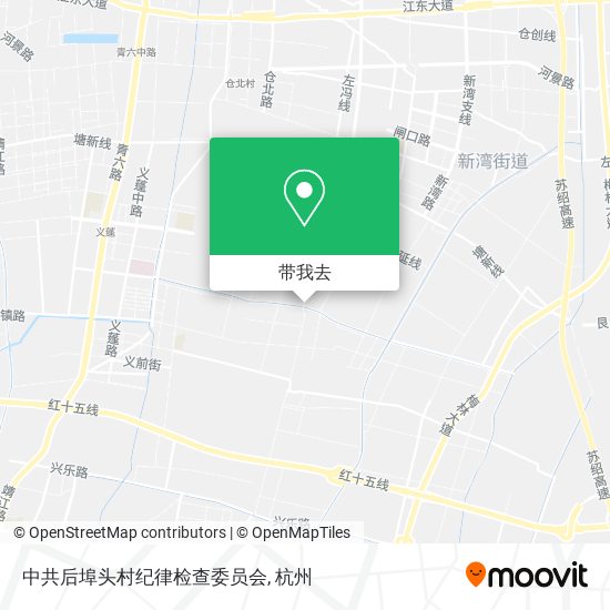 中共后埠头村纪律检查委员会地图