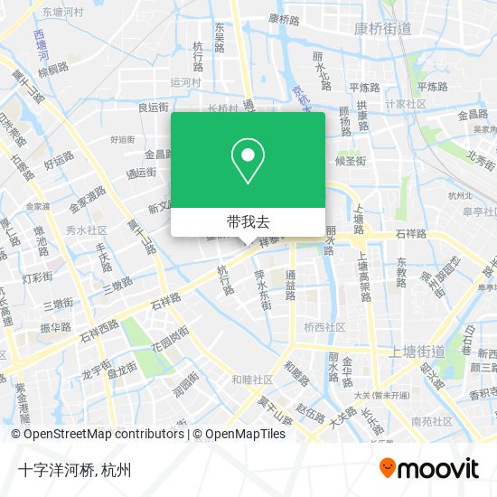 十字洋河桥地图