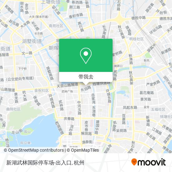 新湖武林国际停车场-出入口地图