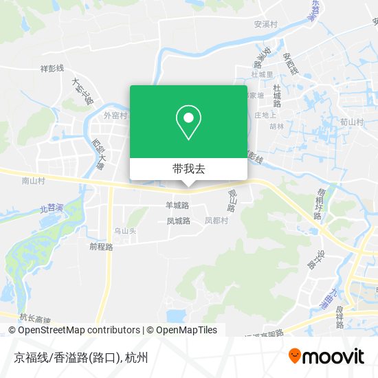 京福线/香溢路(路口)地图