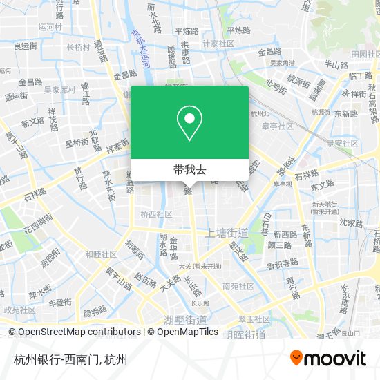 杭州银行-西南门地图