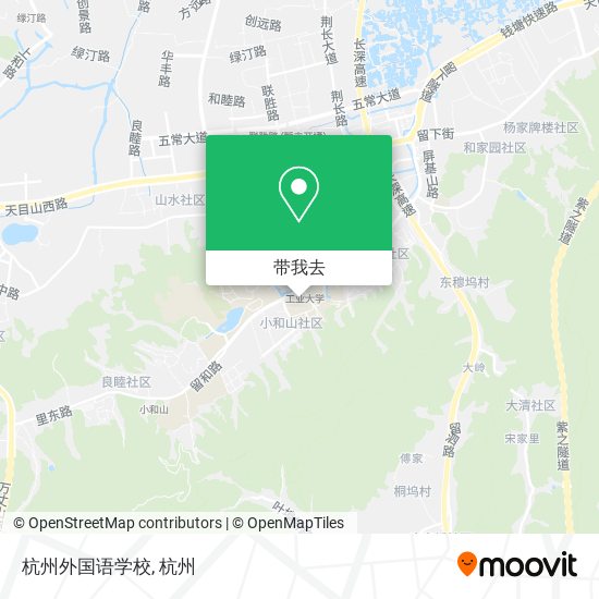 杭州外国语学校地图