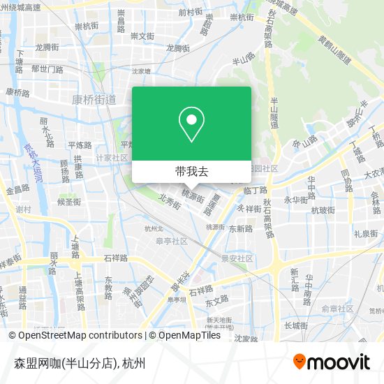 森盟网咖(半山分店)地图