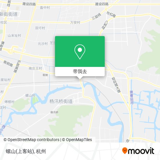 螺山(上客站)地图