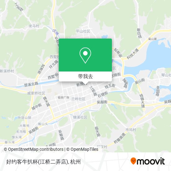 好约客牛扒杯(江桥二弄店)地图