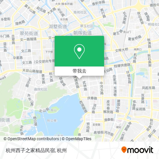 杭州西子之家精品民宿地图