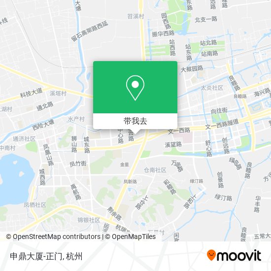 申鼎大厦-正门地图
