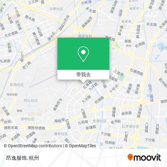 昂逸服饰地图