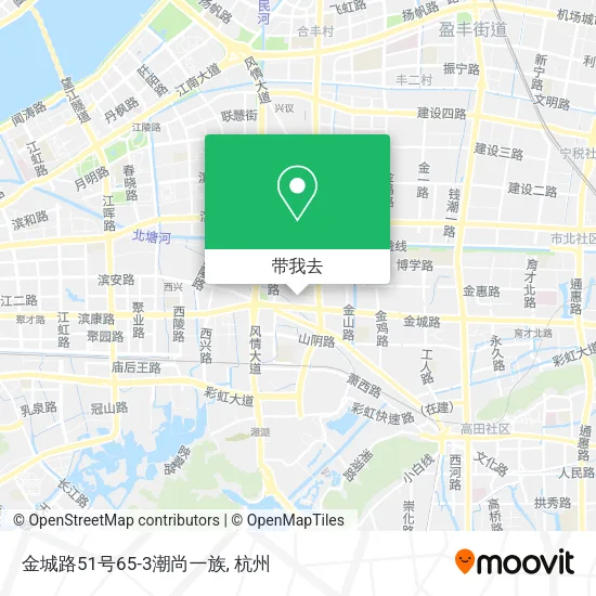 金城路51号65-3潮尚一族地图