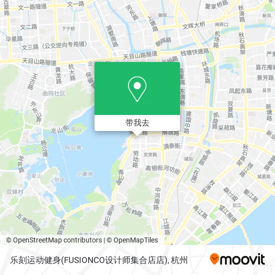 乐刻运动健身(FUSIONCO设计师集合店店)地图