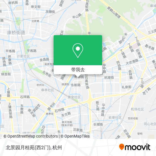 北景园月桂苑(西2门)地图