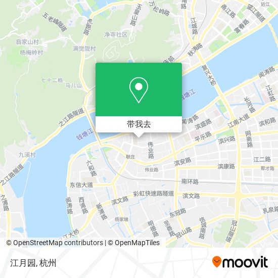 江月园地图