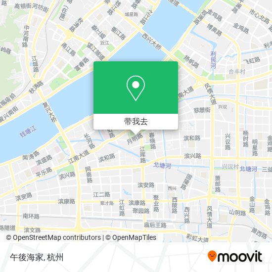 午後海家地图