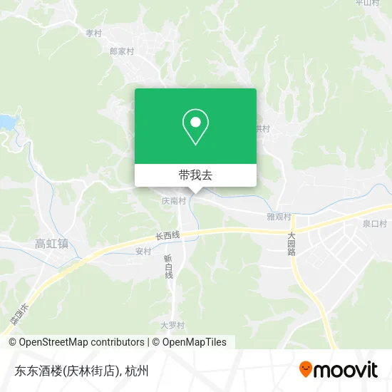 东东酒楼(庆林街店)地图