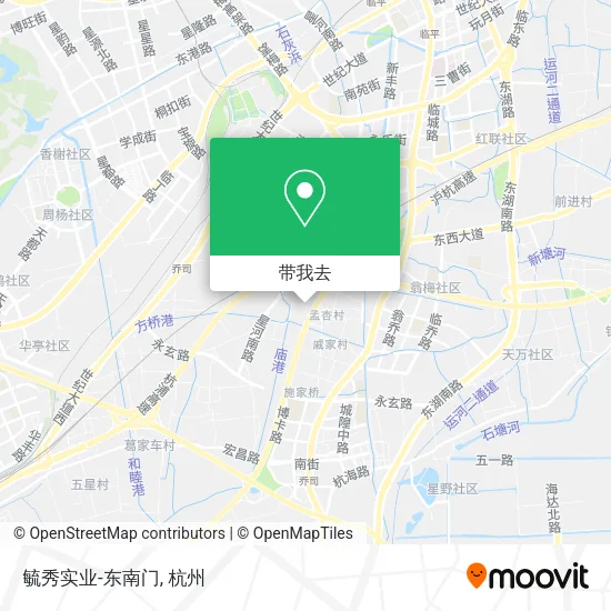 毓秀实业-东南门地图